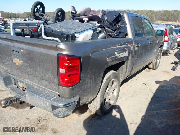 2015 Chevrolet Silverado 1500 LT with VIN 3GCPCREC3FG292888, listed as a IAAI auction lot 41416740 with 123,000 mi miles. Bid and sale history available at carsss.com. Image 4.