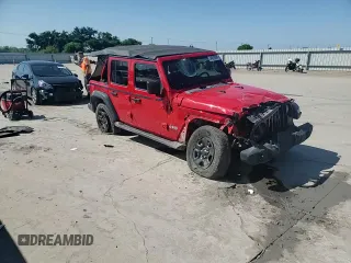2020 Jeep Wrangler Unlimited Sport с VIN 1C4HJXDG6LW278287, выставлен на аукционе Copart как лот 54019895 с пробегом 60 156 миль миль и Списание • Salvage title. История ставок и продаж доступна на DreamBid. Изображение 14.