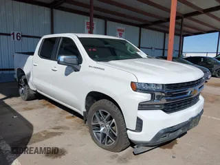 2020 Chevrolet Silverado 1500 LT with VIN 3GCPWCED6LG191059, listed as a IAAI auction lot 40680805 with 1 mi miles. Bid and sale history available at carsss.com. Image 1.