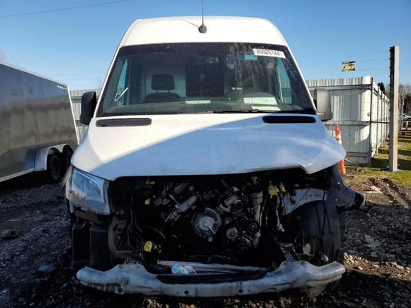 2021 Mercedes-Benz Sprinter Cargo with VIN W1Y4EBHY9MT059542, listed as a Copart auction lot 85926744 with 95,115 mi miles and Salvage Title. Bid and sale history available at carsss.com. Image 5.
