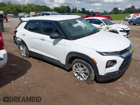 2022 Chevrolet TrailBlazer LS with VIN KL79MMS21NB104751, listed as a IAAI auction lot 42157858 with 25,669 mi miles and . Bid and sale history available at DreamBid. Image 1.