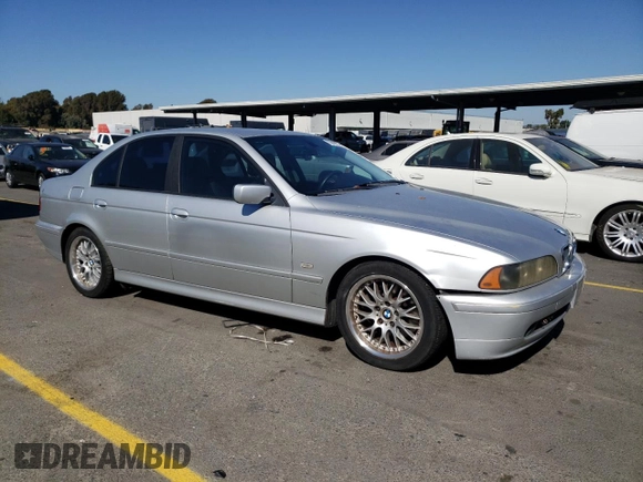 2002 BMW 5 Series 530i with VIN WBADT53442CE93817, listed as a Copart auction lot 73840234 with 115,223 mi miles and Clean Title. Bid and sale history available at carsss.com. Image 4.