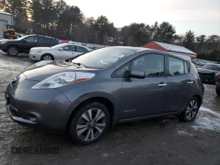 2016 Nissan LEAF S with VIN 1N4BZ0CP8GC314520, listed as a Copart auction lot 86991384 with 161,931 mi miles and Clean Title. Bid and sale history available at carsss.com. Image 1.