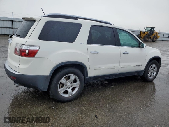 2007 GMC Acadia SLT с VIN 1GKER33797J122208, выставлен на аукционе Copart как лот 49130805 с пробегом 184 365 миль миль и Чистый • Clean title. История ставок и продаж доступна на DreamBid. Изображение 3.