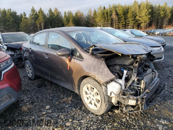 2013 Kia Rio LX with VIN KNADM4A31D6313726, listed as a Copart auction lot 48179155 with 1 mi miles and Salvage Title. Bid and sale history available at carsss.com. Image 4.
