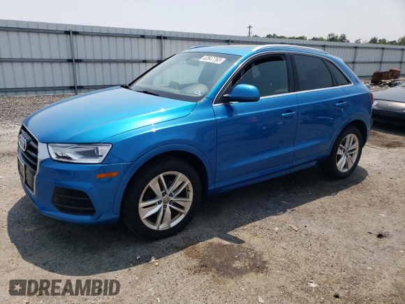 2016 Audi Q3 Premium Plus with VIN WA1EFCFS6GR006254, listed as a Copart auction lot 52847763 with 96,485 mi miles. Bid and sale history available at carsss.com. Image 1.
