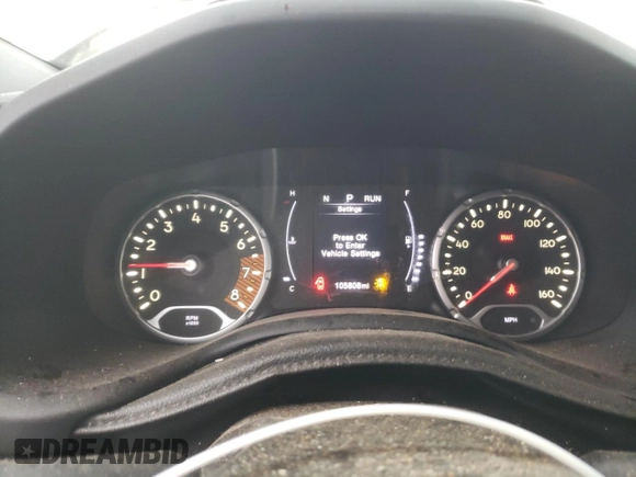 2019 Jeep Renegade Latitude z VIN ZACNJABB6KPK89094, wystawiony jako Copart lot #54342815 z przebiegiem 105 808 mil mil oraz Szkoda całkowita • Salvage title. Historia ofert i sprzedaży dostępna na DreamBid. Obrazek 9.