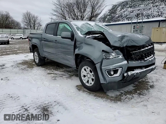 2020 Chevrolet Colorado 4WD LT with VIN 1GCGTCEN2L1107853, listed as a Copart auction lot 47819145 with 55,204 mi miles and Salvage Title. Bid and sale history available at carsss.com. Image 11.