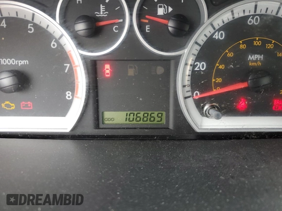 2007 Chevrolet Aveo LT with VIN KL1TG56667B086759, listed as a Copart auction lot 51053975 with 106,869 mi miles and Salvage title. Bid and sale history available at DreamBid. Image 9.