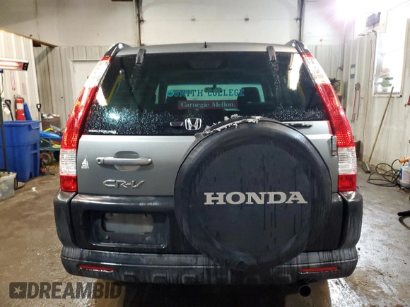 2005 Honda CR-V EX with VIN SHSRD78855U307065, listed as a Copart auction lot 47274375 with 61,104 mi miles and Salvage Title. Bid and sale history available at DreamBid. Image 6.
