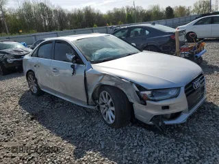 2014 Audi A4 Premium with VIN WAUAFAFL9EN036030, listed as a Copart auction lot 50515125 with 0 mi miles and Salvage Title. Bid and sale history available at carsss.com. Image 4.