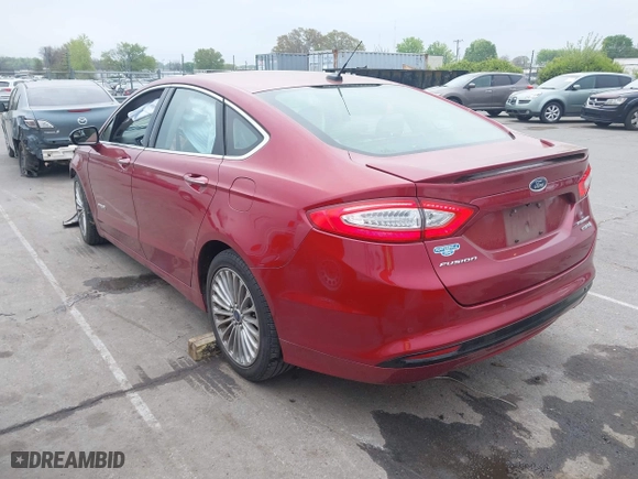 2014 Ford Fusion Titanium Hybrid with VIN 3FA6P0RU9ER349599, listed as a IAAI auction lot 41928864 with 94,312 mi miles. Bid and sale history available at carsss.com. Image 3.
