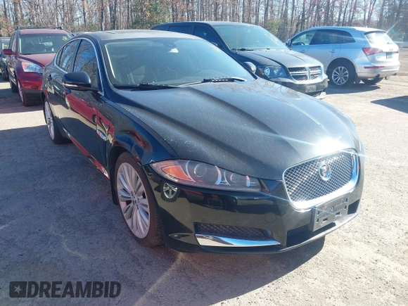 2012 Jaguar XF Portfolio with VIN SAJWA0HB5CLS40694, listed as a IAAI auction lot 41820189 with 1 mi miles. Bid and sale history available at carsss.com. Image 1.
