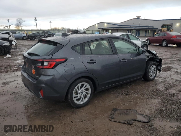2024 Subaru Impreza with VIN JF1GUABC3R8221757, listed as a Copart auction lot 80024214 with 15,183 mi miles and Salvage Title. Bid and sale history available at carsss.com. Image 3.