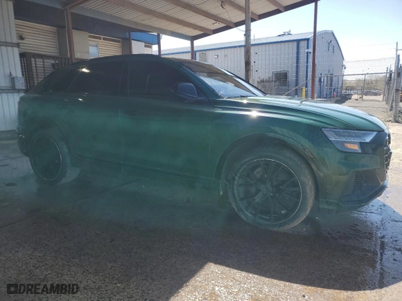 2019 Audi Q8 Prestige with VIN WA1FVAF19KD045915, listed as a Copart auction lot 52438855 with 62,532 mi miles and Salvage Title. Bid and sale history available at carsss.com. Image 4.