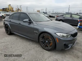 2015 BMW M3 with VIN WBS3C9C57FP806104, listed as a Copart auction lot 66753773 with 90,078 mi miles. Bid and sale history available at carsss.com. Image 4.