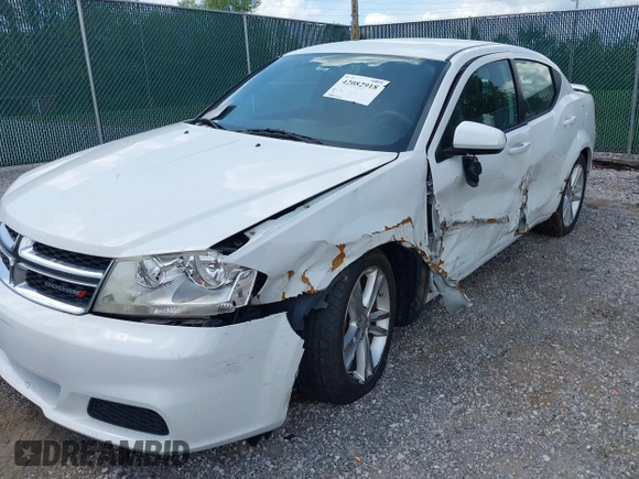 2012 Dodge Avenger SXT with VIN 1C3CDZCB2CN290465, listed as a IAAI auction lot 42082918 with 188,793 mi miles and . Bid and sale history available at carsss.com. Image 6.