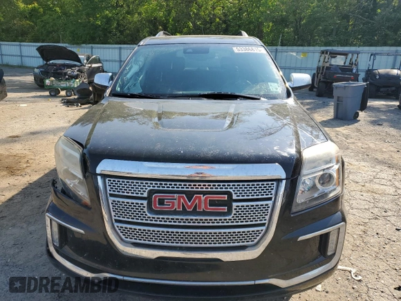 2017 GMC Terrain Denali with VIN 2GKFLRE31H6284173, listed as a Copart auction lot 53386815 with 107,478 mi miles and Salvage title. Bid and sale history available at DreamBid. Image 5.