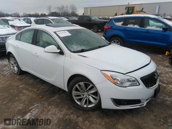 2016 Buick Regal with VIN 2G4GL5EX4G9104317, listed as a IAAI auction lot 41227863 with 90,140 mi miles and . Bid and sale history available at DreamBid. Image 1.