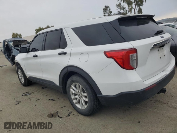 2021 Ford Explorer with VIN 1FMSK7BH8MGB17848, listed as a Copart auction lot 44960705 with 45,305 mi miles and Salvage Title. Bid and sale history available at carsss.com. Image 2.