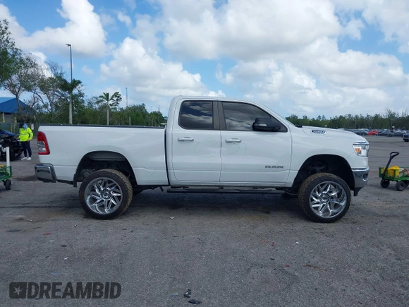 2020 Ram 1500 Big Horn with VIN 1C6RREBT8LN357605, listed as a IAAI auction lot 41937861 with 69,258 mi miles. Bid and sale history available at carsss.com. Image 13.