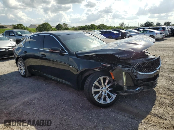 2020 Cadillac CT5 Luxury z VIN 1G6DM5RK8L0119235, wystawiony jako Copart lot #52723065 z przebiegiem 82 212 mil mil oraz Szkody całkowita. Historia ofert i sprzedaży dostępna na DreamBid. Obrazek 4.