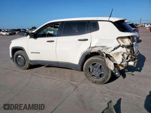 2017 Jeep Compass Sport с VIN 3C4NJCAB0HT661093, выставлен на аукционе Copart как лот 52302685 с пробегом 156 903 миль миль и Списание • Salvage title. История ставок и продаж доступна на DreamBid. Изображение 2.
