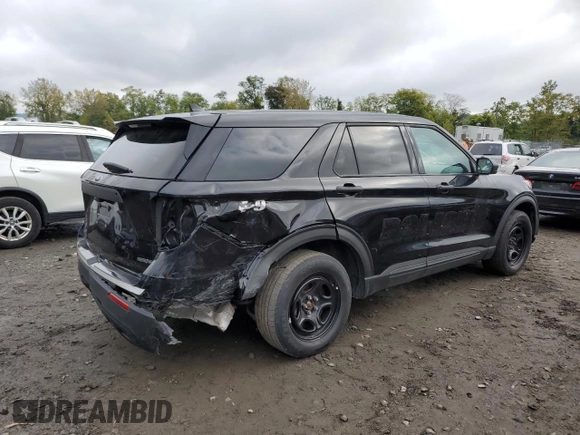 2021 Ford Police Interceptor Utility z VIN 1FM5K8AB5MGC40409, wystawiony jako Copart lot #73527934 z przebiegiem 45 716 mil mil oraz Szkoda całkowita • Salvage title. Historia ofert i sprzedaży dostępna na DreamBid. Obrazek 3.