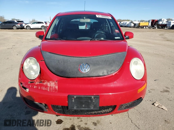 2007 Volkswagen Beetle with VIN 3VWRW31C17M501564, listed as a Copart auction lot 51180065 with Not provided miles and Salvage title. Bid and sale history available at DreamBid. Image 5.