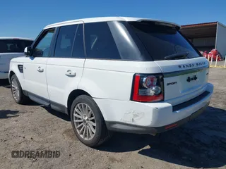 2012 Land Rover Range Rover Sport HSE with VIN SALSF2D40CA745158, listed as a IAAI auction lot 41846123 with 142,927 mi miles. Bid and sale history available at carsss.com. Image 3.