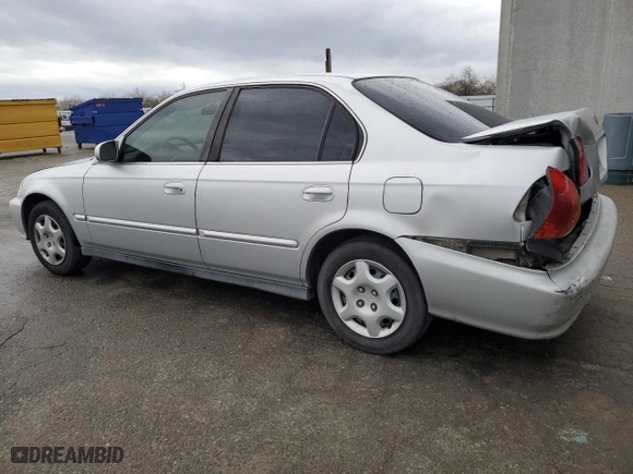 1999 Honda Civic EX with VIN 2HGEJ8642XH535558, listed as a Copart auction lot 45024675 with 148,808 mi miles and Salvage Title. Bid and sale history available at carsss.com. Image 2.