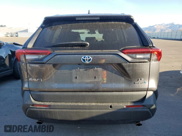 2021 Toyota RAV4 Hybrid LE with VIN 4T3MWRFV2MU020646, listed as a Copart auction lot 75731394 with 14,213 mi miles and Salvage Title. Bid and sale history available at carsss.com. Image 6.