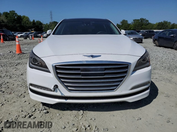 2016 Hyundai Genesis 3.8L with VIN KMHGN4JE4GU107200, listed as a Copart auction lot 64961584 with 100,277 mi miles and Salvage Title. Bid and sale history available at carsss.com. Image 5.