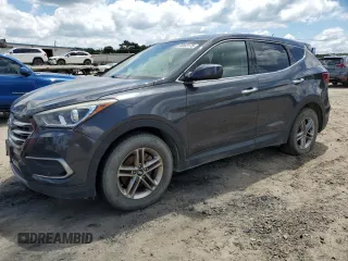 2018 Hyundai Santa Fe 2.4L z VIN 5XYZTDLB4JG521026, wystawiony jako Copart lot #56563175 z przebiegiem 173 170 mil mil oraz Tytuł czysty. Historia ofert i sprzedaży dostępna na DreamBid. Obrazek 1.