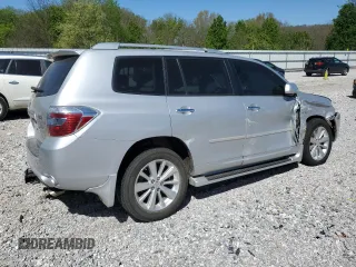 2008 Toyota Highlander Hybrid Limited with VIN JTEEW44AX82013252, listed as a Copart auction lot 52811935 with 200,042 mi miles and Salvage Title. Bid and sale history available at carsss.com. Image 3.