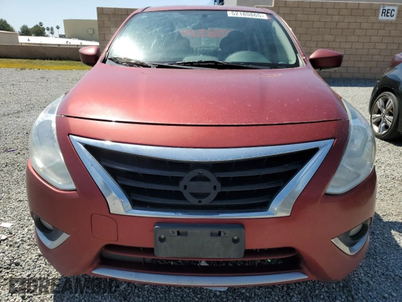 2018 Nissan Versa Sedan SV with VIN 3N1CN7APXJL873376, listed as a Copart auction lot 52180865 with 201,526 mi miles and Salvage Title. Bid and sale history available at carsss.com. Image 5.