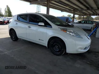 2015 Nissan LEAF S with VIN 1N4AZ0CP0FC329622, listed as a Copart auction lot 53192495 with 78,657 mi miles and Clean Title. Bid and sale history available at carsss.com. Image 4.