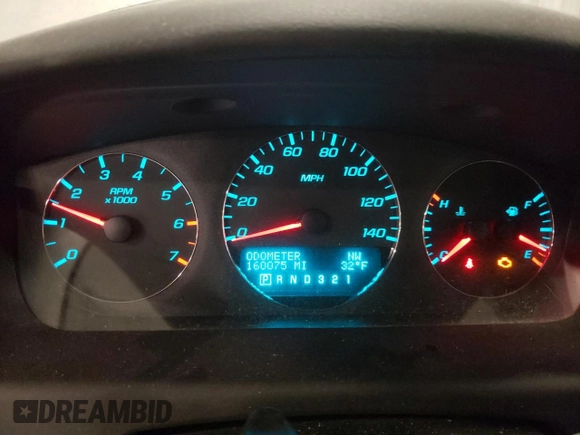 2010 Chevrolet Impala LT with VIN 2G1WB5EK5A1181980, listed as a Copart auction lot 51943015 with 160,075 mi miles and Salvage Title. Bid and sale history available at DreamBid. Image 9.