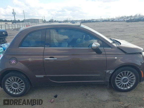 2012 FIAT 500 Gucci with VIN 3C3CFFER1CT119029, listed as a IAAI auction lot 41499274 with 78,504 mi miles. Bid and sale history available at carsss.com. Image 12.