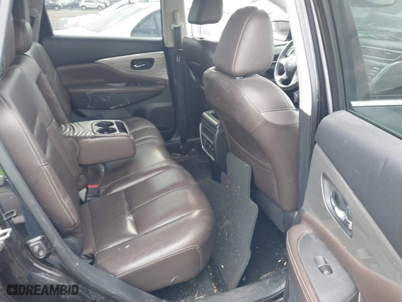 2015 Nissan Murano Platinum with VIN 5N1AZ2MH5FN283203, listed as a IAAI auction lot 41225388 with 1 mi miles. Bid and sale history available at carsss.com. Image 8.