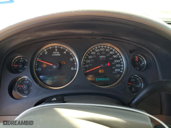 2009 Chevrolet Silverado 1500 LTZ with VIN 1GCEK39059Z155589, listed as a Copart auction lot 89403035 with 265,526 mi miles and Salvage Title. Bid and sale history available at carsss.com. Image 9.