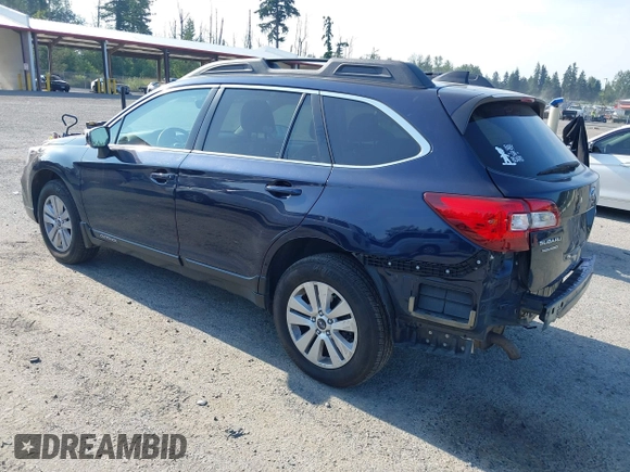 2018 Subaru Outback Premium with VIN 4S4BSACC5J3299835, listed as a IAAI auction lot 42572586 with 53,781 mi miles and . Bid and sale history available at DreamBid. Image 3.