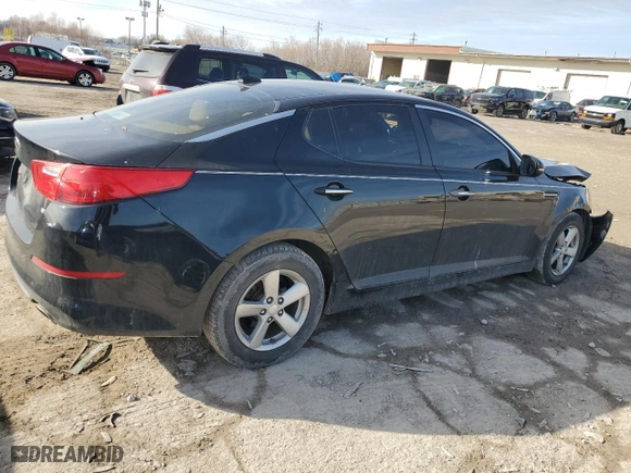 2015 Kia Optima LX with VIN 5XXGM4A79FG367315, listed as a Copart auction lot 43069545 with 165,209 mi miles and Salvage Title. Bid and sale history available at carsss.com. Image 3.