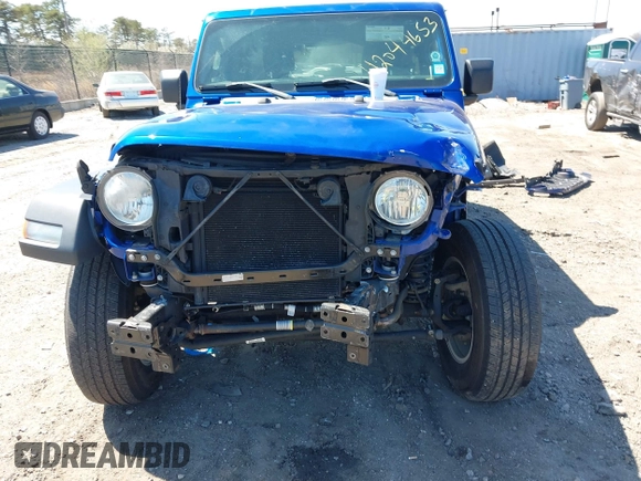 2019 Jeep Wrangler Unlimited Sport Altitude with VIN 1C4HJXDG6KW639189, listed as a IAAI auction lot 42044653 with 79,250 mi miles and . Bid and sale history available at DreamBid. Image 6.