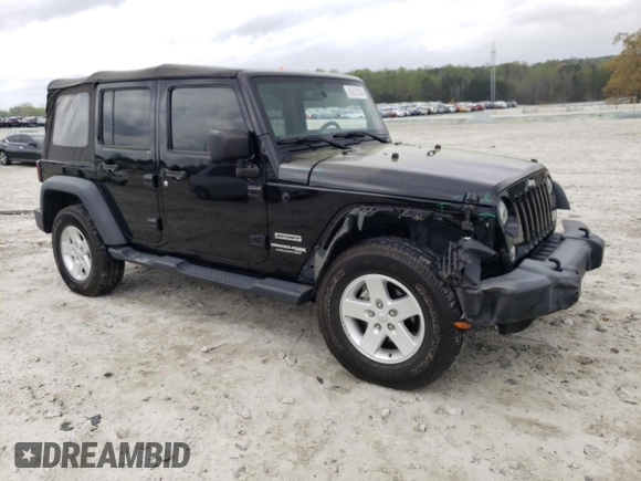 2018 Jeep Wrangler JK Unlimited Sport S with VIN 1C4BJWDG2JL859963, listed as a Copart auction lot 51613135 with 63,746 mi miles and Salvage Title. Bid and sale history available at carsss.com. Image 4.