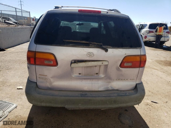 1998 Toyota Sienna LE with VIN 4T3ZF13C0WU088585, listed as a Copart auction lot 46517875 with 0 mi miles and Salvage Title. Bid and sale history available at carsss.com. Image 6.