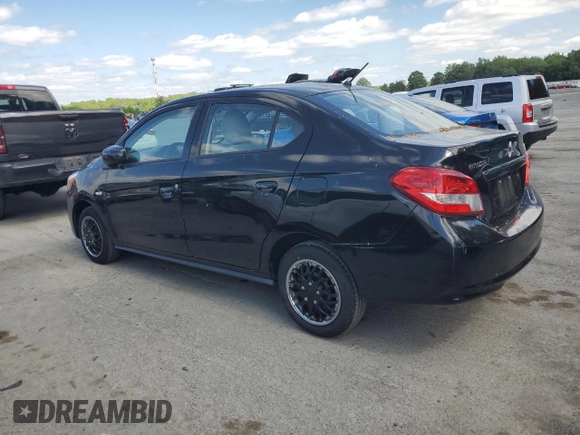 2019 Mitsubishi Mirage ES z VIN ML32F3FJ3KHF04464, wystawiony jako Copart lot #57305415 z przebiegiem 117 497 mil mil oraz Szkody całkowita. Historia ofert i sprzedaży dostępna na DreamBid. Obrazek 2.