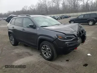 2022 Jeep Cherokee Trailhawk with VIN 1C4PJMBX3ND540147, listed as a Copart auction lot 49957245 with Not Provided miles and Salvage Title. Bid and sale history available at DreamBid. Image 14.