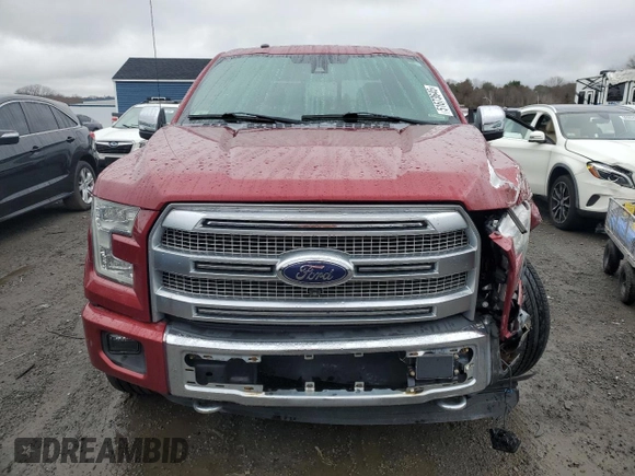 2016 Ford F-150 XLT with VIN 1FTEW1EF0GFA57068, listed as a Copart auction lot 51673645 with 155,910 mi miles and Salvage Title. Bid and sale history available at DreamBid. Image 5.