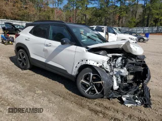 2023 Chevrolet TrailBlazer RS with VIN KL79MTSL9PB041212, listed as a Copart auction lot 50461575 with Not Provided miles and Salvage Title. Bid and sale history available at DreamBid. Image 4.